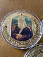 Monde. Medal ND Gigant Mona Lisa, History of Gold und