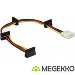 DeLOCK 60142 Molex naar 4x SATA Power, Informatique & Logiciels, Verzenden