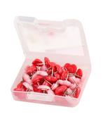 Punaises: mix van 48 roze en rode hartjes in doosje, Verzenden
