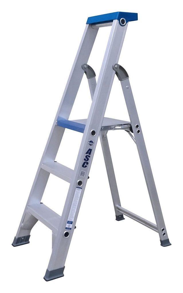 Aluminium bordestrap 3 treden, Doe-het-zelf en Bouw, Gereedschap | Lasapparaten, Ophalen of Verzenden