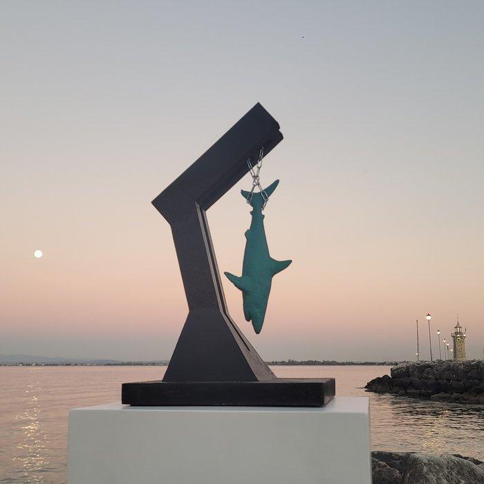 Mark Sugar - Shark (Teal), Antiek en Kunst, Kunst | Designobjecten