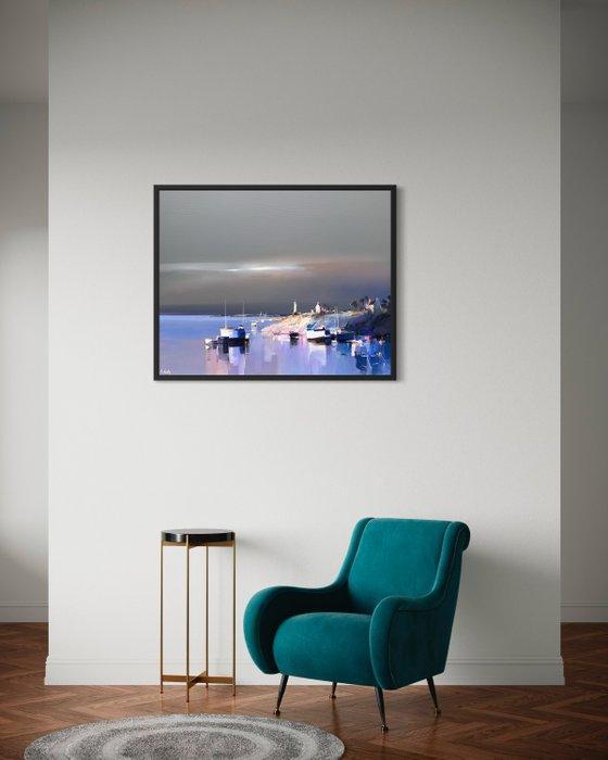 Lionel chevalier - Bretagna, Antiek en Kunst, Kunst | Schilderijen | Modern