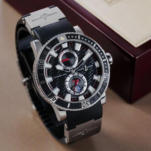 Ulysse Nardin - Maxi Marine Diver Power Reserve - 263-90 -, Handtassen en Accessoires, Horloges | Heren
