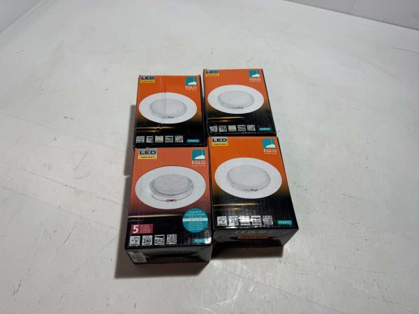 Veiling - 4x EGLO Peneto inbouwspot wit, Huis en Inrichting, Lampen | Spots