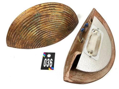 Marioni - Wandlamp (2) - Millerighe - Terracotta, Antiek en Kunst, Antiek | Verlichting
