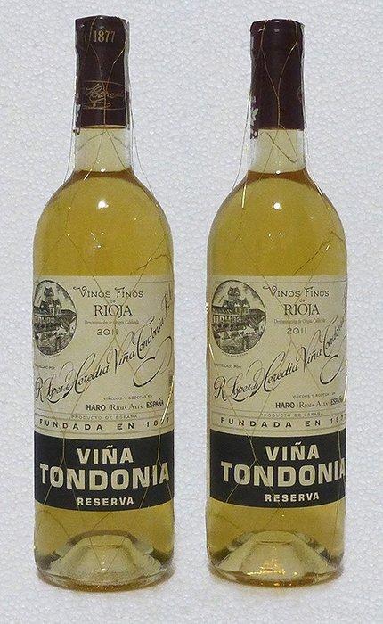2011 R. López de Heredia, Viña Tondonia Blanco - La Rioja, Verzamelen, Wijnen
