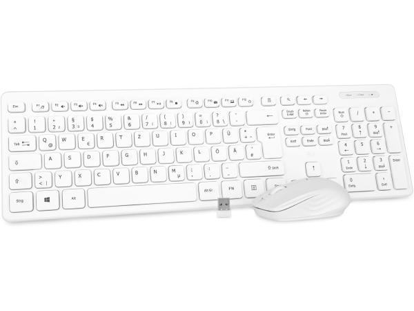 Veiling - Rii draadloos Toetsenbord + Muis QWERTZ, Computers en Software, Toetsenborden, Gebruikt