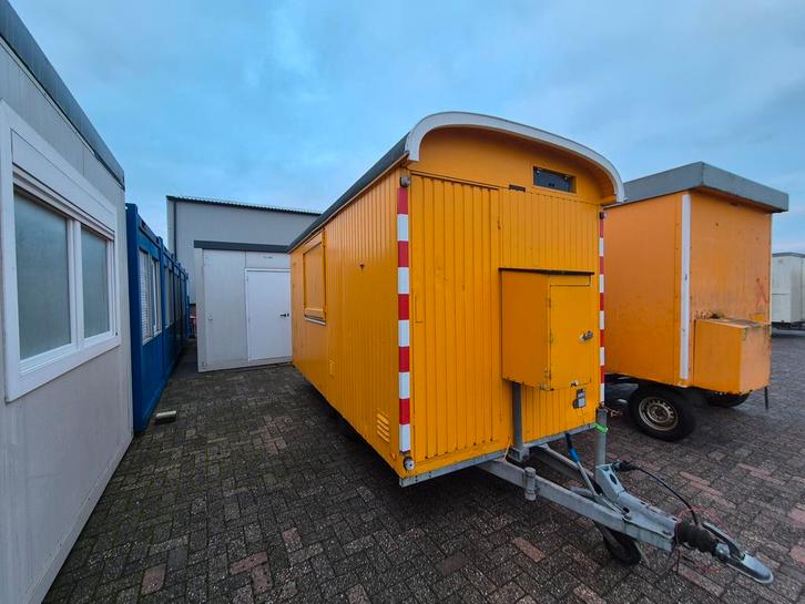 schaftwagen keetwagen pipowagen 4m snelverkeer HS-1576, Zakelijke goederen, Machines en Bouw | Keten en Containers, Ophalen of Verzenden