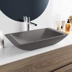 MONDIAZ TOPI Waskom solid surface 60cm kleur DarkGrey /, Doe-het-zelf en Bouw, Ophalen of Verzenden, Nieuw, Overige typen