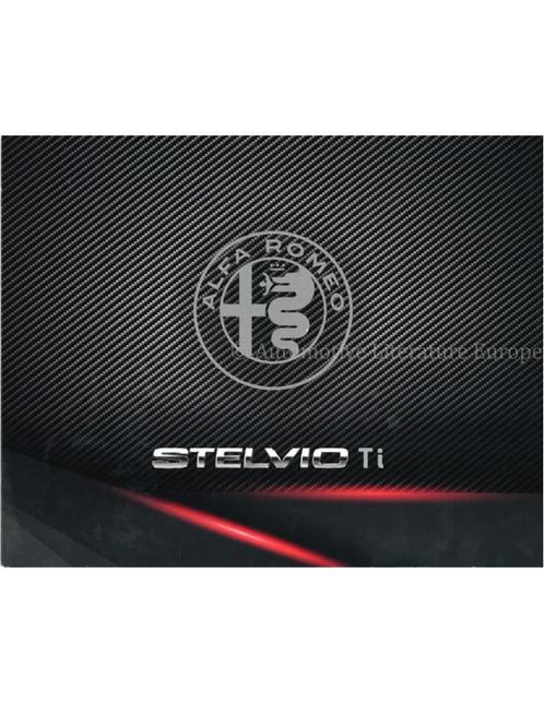 2019 ALFA ROMEO STELVIO TI BROCHURE ITALIAANS, Boeken, Auto's | Folders en Tijdschriften