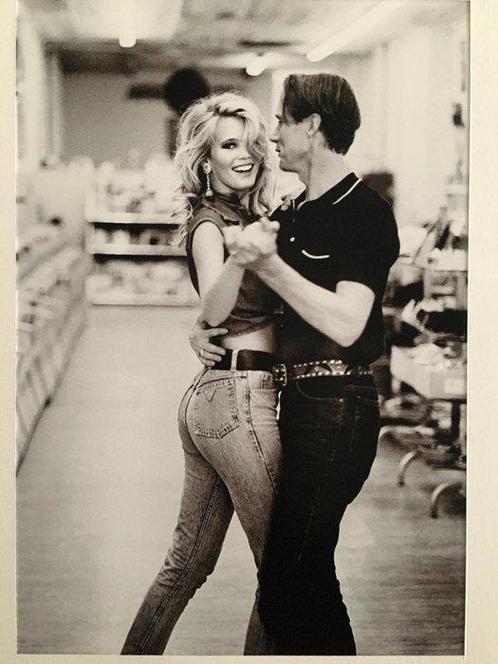 Ellen von Unwerth - Claudia Schiffer modella per Guess ., Antiek en Kunst, Kunst | Schilderijen | Modern