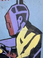 Original USSR Industrial Safety Sign – Soviet Factory