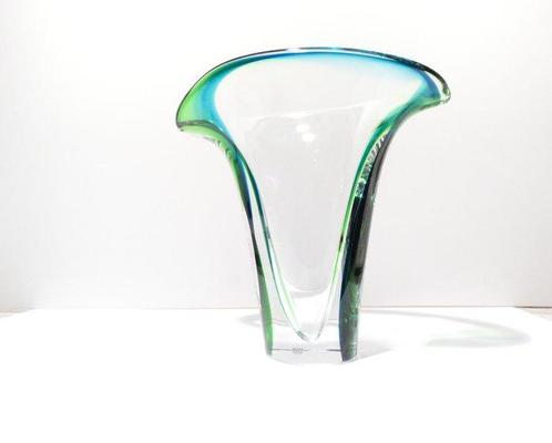 Kosta Boda - Goran Warff - Vase - Cristal - Vert, Antiek en Kunst, Antiek | Glaswerk en Kristal