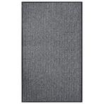 vidaXL Deurmat 90x150 cm grijs, Verzenden, Nieuw