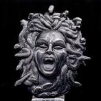 Eerste kwaliteit zilveren Obsidiaan Medusa-hoofd - Hoogte: