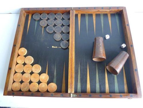 Echiquier Backgammon jeu déchecs Regence café de Paris la, Antiek en Kunst, Curiosa en Brocante