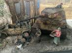 Tamiya - Speelgoed Duitse tiger tank met bemanning die rust