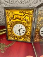 Horloge murale - Antique Bois, Laiton - 1850-1900, Antiquités & Art