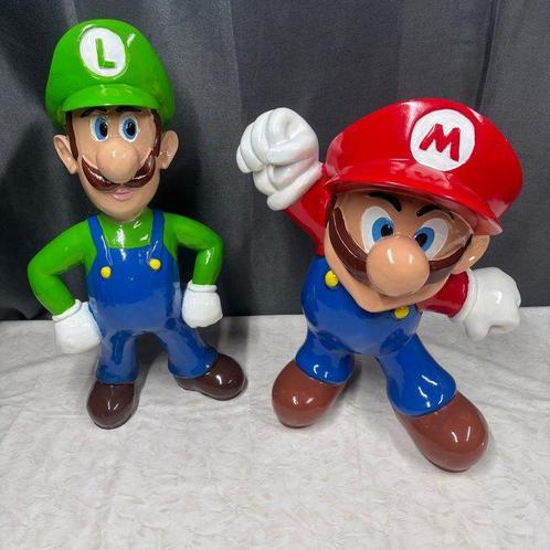 Figuur - Loodgieter Broeders XXL / Retro Gaming Collectibles, Antiek en Kunst, Antiek | Wandborden en Tegels
