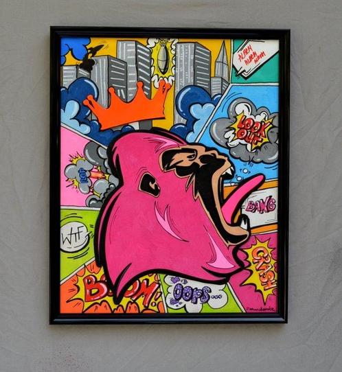 Patrycja Mroczkowska - King Kong Pop Art, Antiek en Kunst, Kunst | Schilderijen | Modern