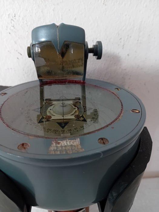 Schipperskompas (2) - Messing, Hout Rubber Koper Glas -, Antiek en Kunst, Curiosa en Brocante