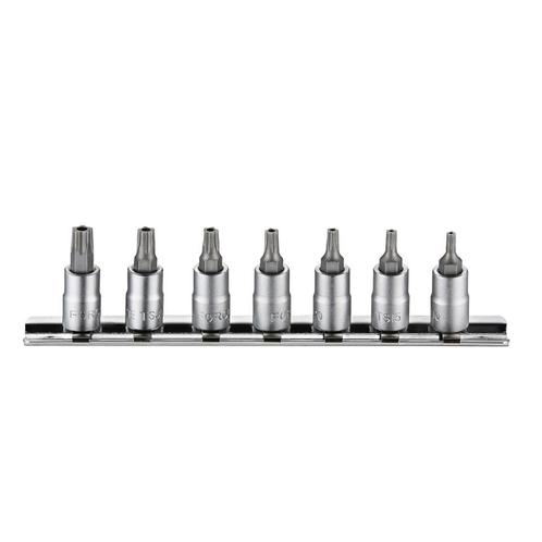 FORCE 1/4 Resistorx 5-kant op rails TS10 t/m TS40, Doe-het-zelf en Bouw, Gereedschap | Handgereedschap, Nieuw, Ophalen of Verzenden