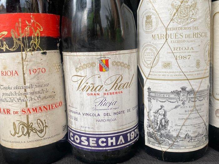 Mixed Lot: 1976 Viña Real, 1970 Royal Reserva (x3), 1987, Verzamelen, Wijnen