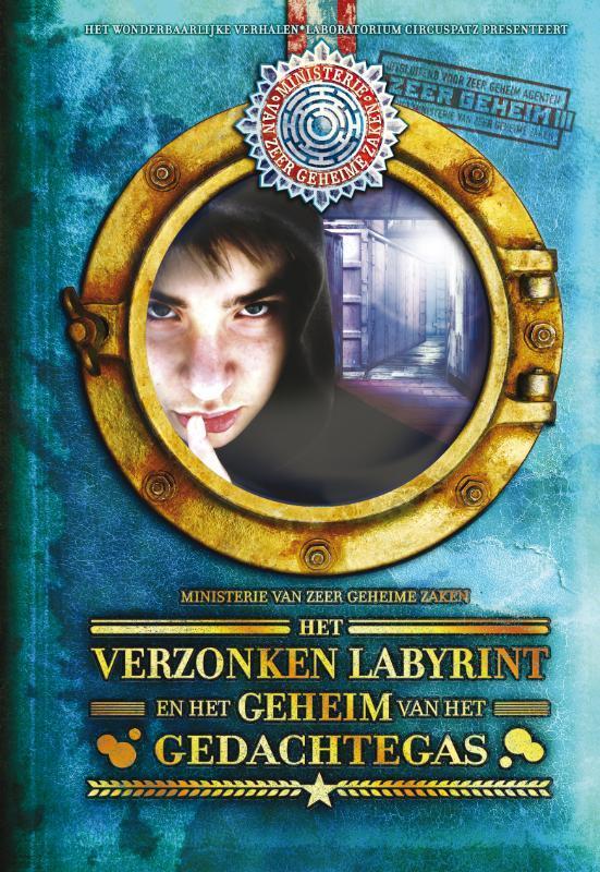Het verzonken labyrint en het geheim van het gedachtegas /, Boeken, Kinderboeken | Jeugd | 13 jaar en ouder, Zo goed als nieuw