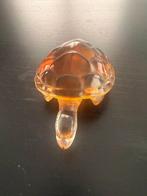 Lalique - Beeldje - Lalique Caroline Turtle - Amber, Kristal, Antiek en Kunst