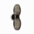 Herstal - Wandlamp (2) - Tentakel - Zwart/Gerookt - Glas,