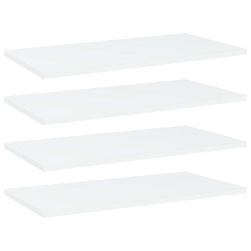 vidaXL Wandschappen 4 st 60x30x1,5 cm spaanplaat wit, Huis en Inrichting, Woonaccessoires | Wandplanken en Boekenplanken, Nieuw