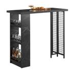 Tweedekans | SoBuy Moderne Bartafel - Met Flessen en, Huis en Inrichting, Ophalen of Verzenden, Nieuw