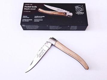 Laguiole - Pocket Knife - Maple Wood - style de - Canif