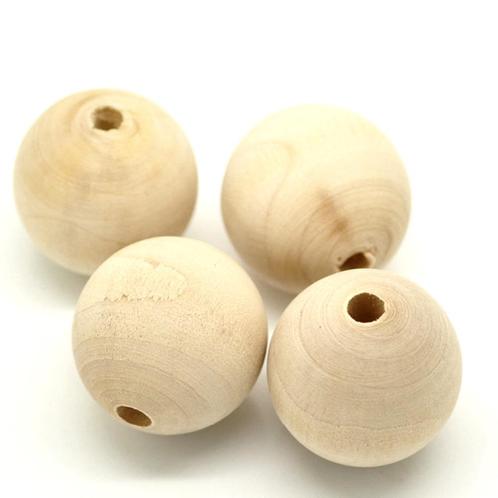 Houten kralen 25mm per 3 stuks Houten kralen 25mm per 3, Hobby en Vrije tijd, Knutselen, Nieuw