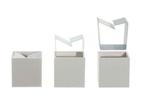 Danese - Bruno Munari - Cendrier - Cubo - Aluminium,