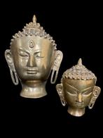 Set Boeddha hoofden - Beeld - Thailand (Zonder minimumprijs)