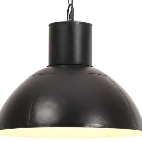 vidaXL Hanglamp rond 25 W E27 48 cm zwart, Huis en Inrichting, Lampen | Overige, Nieuw, Verzenden