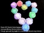 Roos LED colorchanging / stuk bloemschikken en decoratie, Nieuw
