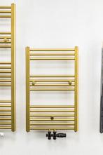80x60 cm - 547 Watt - Oppio Handdoekradiator - Goud (RAL, Doe-het-zelf en Bouw, Verwarming en Radiatoren, Ophalen of Verzenden