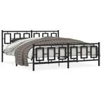Bedframe Metaal Zwart 183x213 | Tweede Kansje | OP=OP, Huis en Inrichting, Slaapkamer | Bedden, Verzenden, Nieuw, Metaal