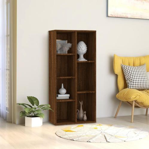 vidaXL Boekenkast 50x25x106 cm bruin eikenkleur, Huis en Inrichting, Kasten | Boekenkasten, Nieuw, Verzenden
