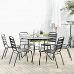 vidaXL Ensemble de chaises de jardin empilables 7 pcs, Jardin & Terrasse, Verzenden, Neuf