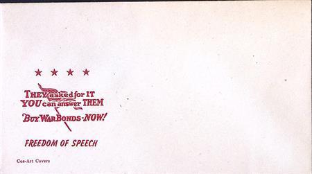 Amerikaanse envelop WWII (lijst optie), Verzamelen, Militaria | Tweede Wereldoorlog, Foto of Poster, Verzenden