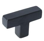 T-Greep Recht IJzer zwart 54 mm, Nieuw