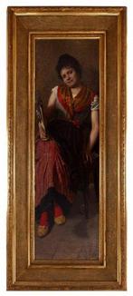 Gian Giacomo Moretti (1843 - ?) - Il ventaglio