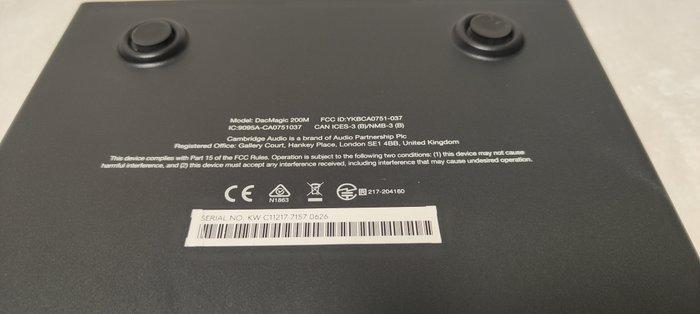 Cambridge - DacMagic 200M DAC - Digital Analog Converter, Audio, Tv en Foto, Radio's