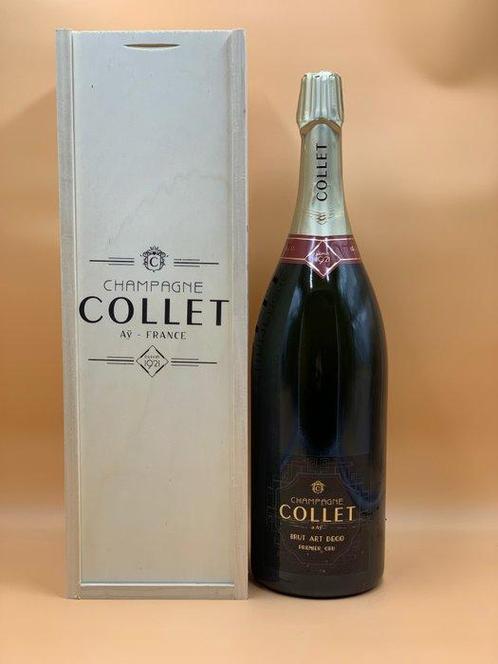 Collet, Art Déco - Champagne 1er Cru, Brut - 1 Dubbele, Collections, Vins