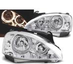 Phares Pour Opel Corsa C 00-06 Angel Eyes Chromé, Verzenden, Nieuw
