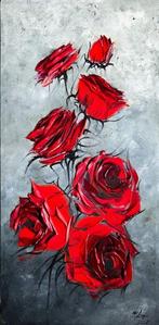 Kinga Bajor - Roses, Antiquités & Art, Art | Peinture | Moderne