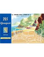 1955 PEUGEOT 203 BROCHURE NEDERLANDS, Ophalen of Verzenden